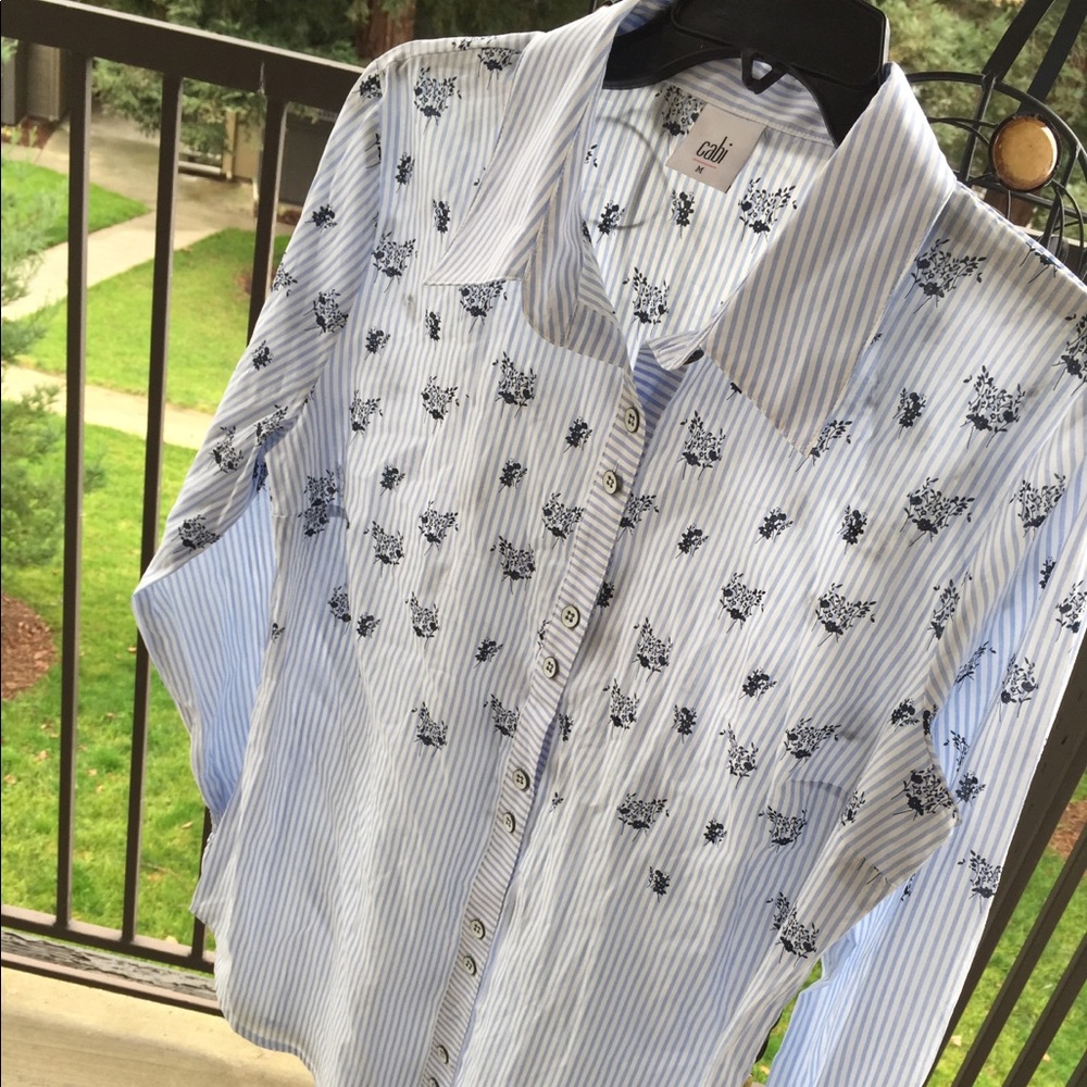 Cabi Long Sleeve Button Down Blouse